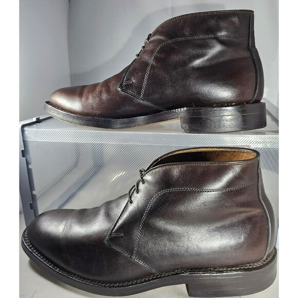 Allen Edmonds Men's Chukka Bur  Boots BUR CRDUN Leather Shoes Size 5.5E